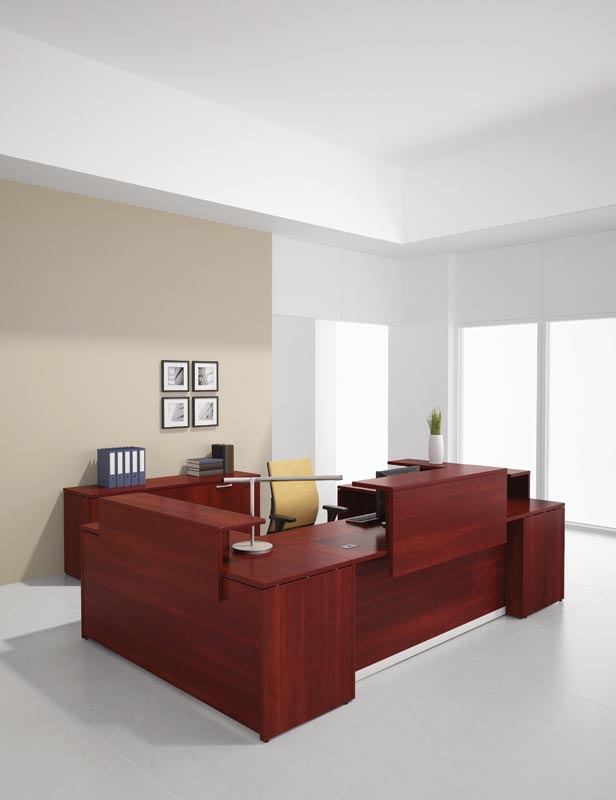 Reception Furniture by Groupe Lacasse Office Furniture