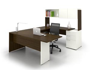 Lacasse CA Series "U" Desk with Hutch