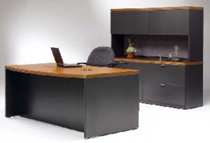 Concept 70 Desk, Credenza and Hutch