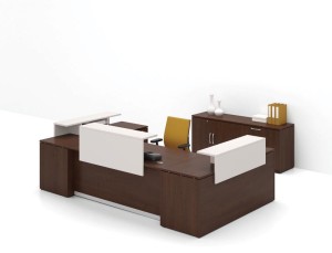 Morpheo Reception Desk with Credenza